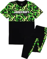 Minecraft - "Gamer" Schlafanzug für Jungen NS7036 (122) (Schwarz/Grün)