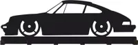 Schlüsselbrett Hakenleiste Motiv Auto 911  schwarz