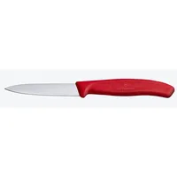 VICTORINOX príborový nôž Swiss Classic strieborný, červený, čepeľ: 8,0 cm