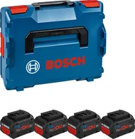 Bosch Akku-Paket 4x ProCORE18V 5,5 Ah in L-Boxx - 1600A02A2U