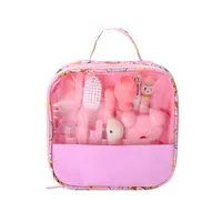 Babypflege-Set 13-teilig Neugeborene inkl. aller Pflegeartikel, 13 tlg., Baby Pflege, Erstausstattung Baby Pflegeset Produkte - Rose