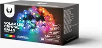 Solar Lichterkette LED transparente Kugeln SCB61 6,5m 30 Kugeln bunte Beleuchtung Garten Terrasse Party IP65