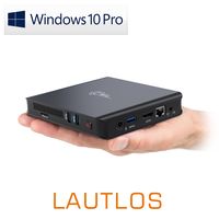 Mini-PC - CSL Narrow Box Ultra HD Compact v4 / 256GB / Win 10 Pro