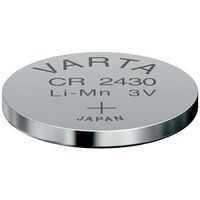 Varta Lithium CR 2430, Lithium-Ion (Li-Ion), 3V, 280 mAh, 4g