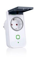 alpina Smart Home - Smart Plug für den Außenbereich - 230V - IP44 spritzwassergeschützt - Timer - Zähler - App-Steuerung