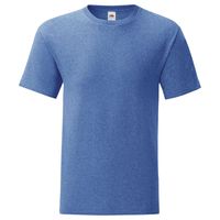 Fruit of the Loom Iconic 150 T-Shirt, Farbe:retro royalblau meliert, Größe:L