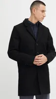 11 Project PRKunz Herren Wintermantel Langmantel Winterjacke mit Reverskragen
