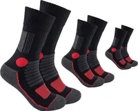 3 páry vysokokvalitných turistických ponožiek od Footnote unisex ženy muži