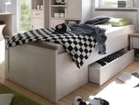 Patrová postel Luca 90x200cm dětská postel jednolůžko postel pro mládež postel borovice bílá