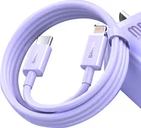 Baseus Schnellladekabel Datenkabel USB Type-C zu iPhone PD 20 W 1 m Lila