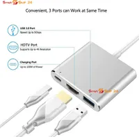 Typ C auf 4K HDMI Kompatible USB 3.0 USBC HDMI Hub für Macbook Pro Samsung TV