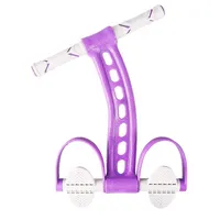 Pedalspanner Heimfitness Hilfsseil Yoga-Ausrüstung Schlanker Bauch Damen Bauchreduktion Sit-Ups Trainingsartefakt（Violett）