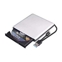 Externe DVD-Laufwerk 3D, USB 2.0 CD DVD Reader Slim optische Tabares Laufwerk für MacBook OS Windows