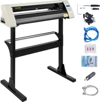 VEVOR 720mm Vinyl cutter 28 palců Vinyl Cutter Plotter Machine White Vinyl řezání plotter 630 mm šířka řezu Řezací plotter zařízení Cutter Plotter se stojanem