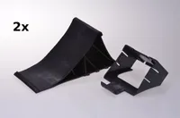 2x Bremskeil für PKW Anhänger Wohnwagen Kunststoff