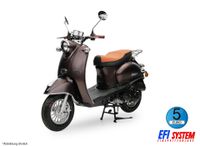 MiniMe Braun/Matt 50ccm 45 km/h E5 Retro Motor Roller Scooter Moped