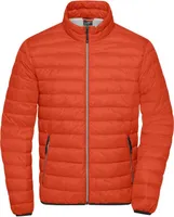 Leichte Daunenjacke im klassischen Design burnt-orange/silver, Gr. XXL
