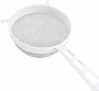 Metaltex 101-412080 Plastikowy durszlak 12 cm z tkaniny poliestrowej, biały