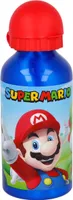 Super Mario | Aluminium Kinderflasche - Kinderwasserflasche - Wiederverwendbare Wasserflasche - 400 ml