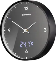 Bresser Mytime Ledsec Wanduhr Grau  Grau One Size