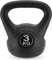 Gymtek Kettlebell Dumbbell - 3kg závažie - kettlebell, hojdacia činka, loptové závažie pre domácu posilňovňu, fitness, pilates, silový tréning