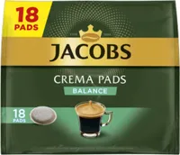 Jacobs Crema Pads Balance | 18 Senseo kompatible Pads 118 g