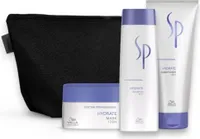 Wella SP System Professional Hydrate Geschenkset Shampoo 250ml + Conditioner 200ml + Mask 200ml +  Kosmetikbeutel gratis