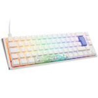 Ducky One 3 Classic Pure White SF Gaming Tastatur, RGB LED - MX-Speed-Silver