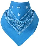 Bandana Paisley Hellblau