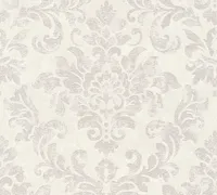 A.S. Création Barocktapete Neue Bude 2.0 Edition 2 Tapete mit Ornamenten Ben Vliestapete weiß grau rosa 10,05 m x 0,53 m
