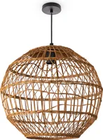 Pendelleuchte Wohnzimmer Boho Korbleuchten Pendellampe Rattan Hängeleuchte