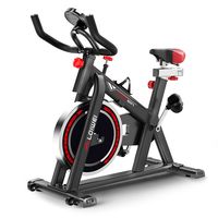 Heimtrainer, Fitnessfahrrad, Cardio  Bike mit verstellbarem Lenker & Sattel,LCD Display Multifunktions-Anzeige für Zuhause