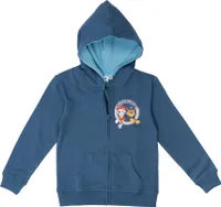 Paw Patrol Sweatjacke für Jungen - Kinder Kapuzenpullover mit Reißverschluss Hoodie Blau 98-104