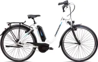 Chrisson E-Cassiopea E Bike dámsky 28-palcový pedelec holandský bicykel so 7-rýchlostnými prevodmi a Bosch ActiveLine biely 50 cm