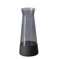 Wasserkaraffe WOLUNA, schwarzes Glas, 1,1 l