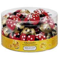 Riegelein mleczna czekolada lucky beetle 30 sztuk 375g