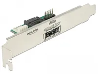 DELOCK Slotblech 1x eSATApd 5V/12V