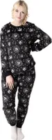 The Nightmare Before Christmas - Schlafanzug mit langer Hose für Damen NS8709 (M) (Schwarz/Weiß)