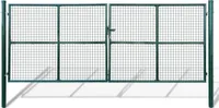 Zahradní brána z pletiva 415 x 200 cm / 400 x 150 cm
