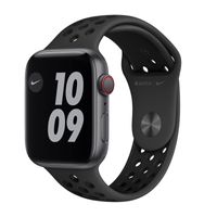 Apple Watch Nike SE (44mm) GPS+4G Nike Sportarmband space grau/anthrazit/schwarz