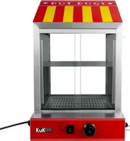 Elektrischer Hot Dog Wärmer Speisenwärmer Imbiss Würstchenwärmer Dampfmaschine