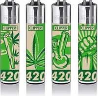 Clipper Feuerzeuge 4er Set: Fourtwenty