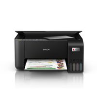 Epson EcoTank ET-2812 Drucker mit Tintentank, 3-in-1 Multifunktion: Drucker/Scanner/Kopierer, A4, Tintenstrahldrucker, WLAN-Direct, geringe Kosten pro Seite, Tintenkit, kompakt, Schwarz, Compact
