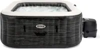 INTEX 28452NP - Whirlpool - PureSPA Greystone Deluxe (196x196cm) für 6 Personen