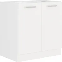 Dřezová skříňka EDISA - šířka 80 cm, bílá