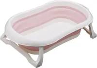 RHP Badewanne für Babys Ergonomische Babywanne Anti-Rutsch Kunststoff - 3 Farben Rosa