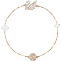 SWAROVSKI Damen Armband Schwan Rosa Roségold Legierungsschicht SWAN 5472271