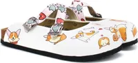 Damenschuhe Calceo Clogs mit Hunden Corgi WCAL3262 38