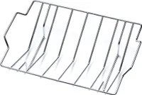 PATTON Rippchenhalter für Grill aus Edelstahl, 39x27x7cm