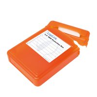 LogiLink Festplatten Schutz-Box für 3,5' HDD´s, orange